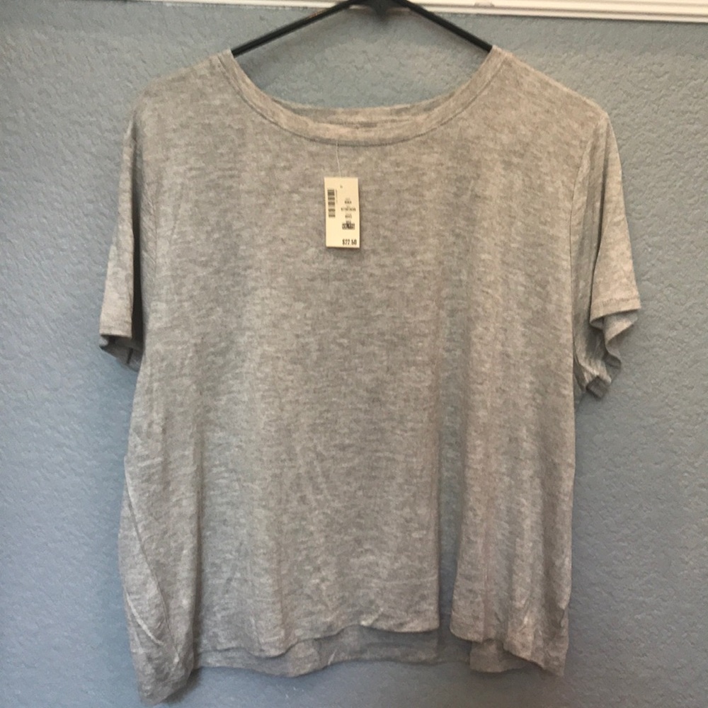 Soft grey short sleeve t-shirt